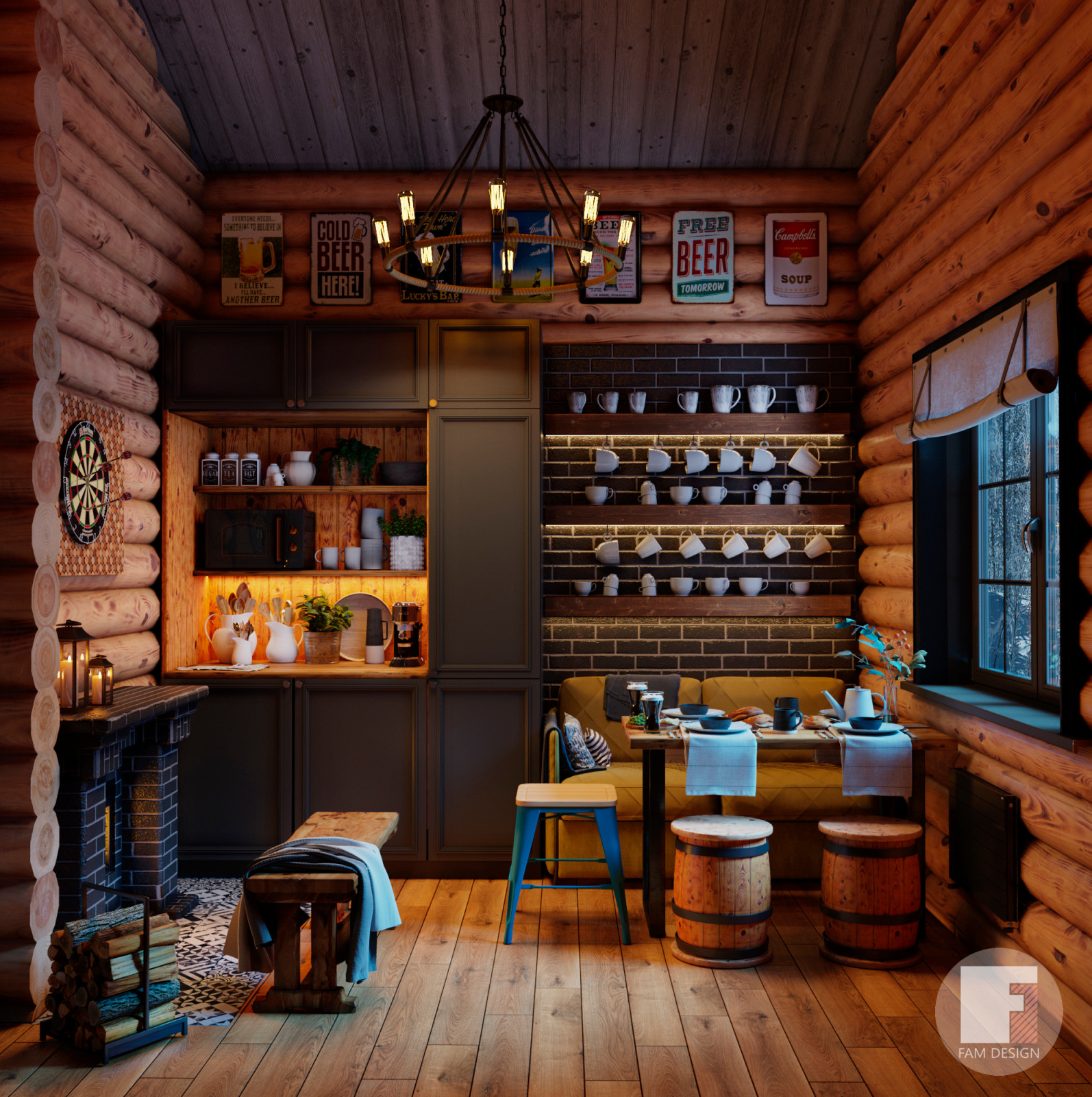 Обложка проекта: Баня в стиле лофт