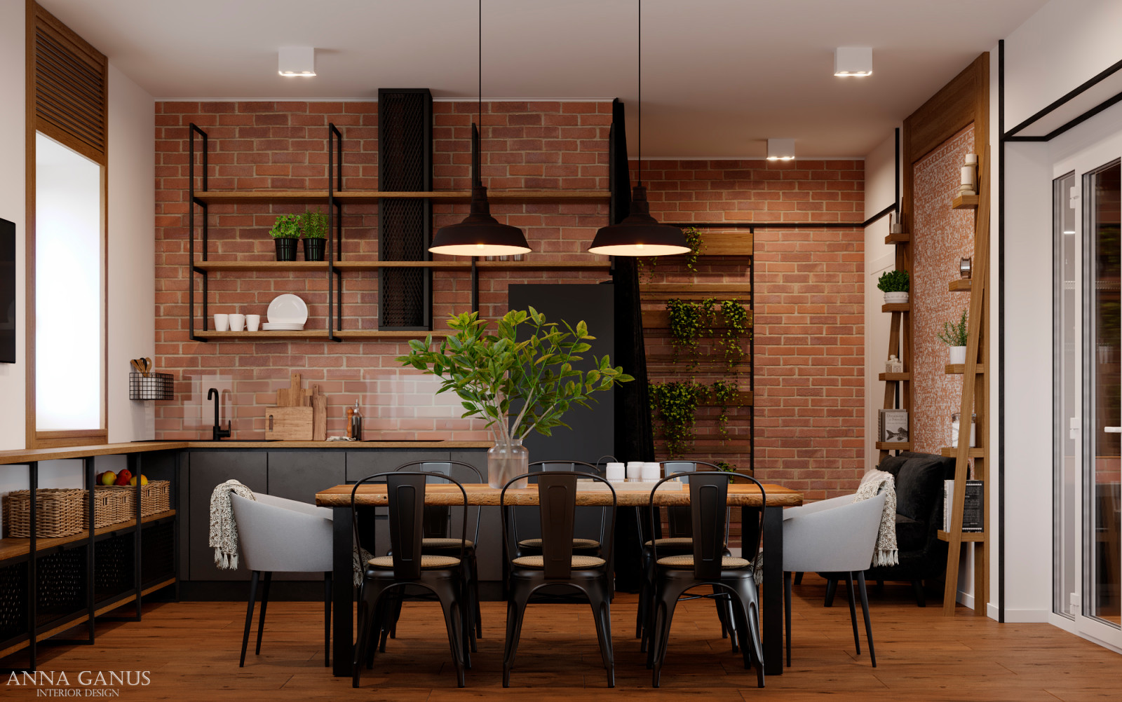 Обложка проекта: Застекленная терраса с кухней