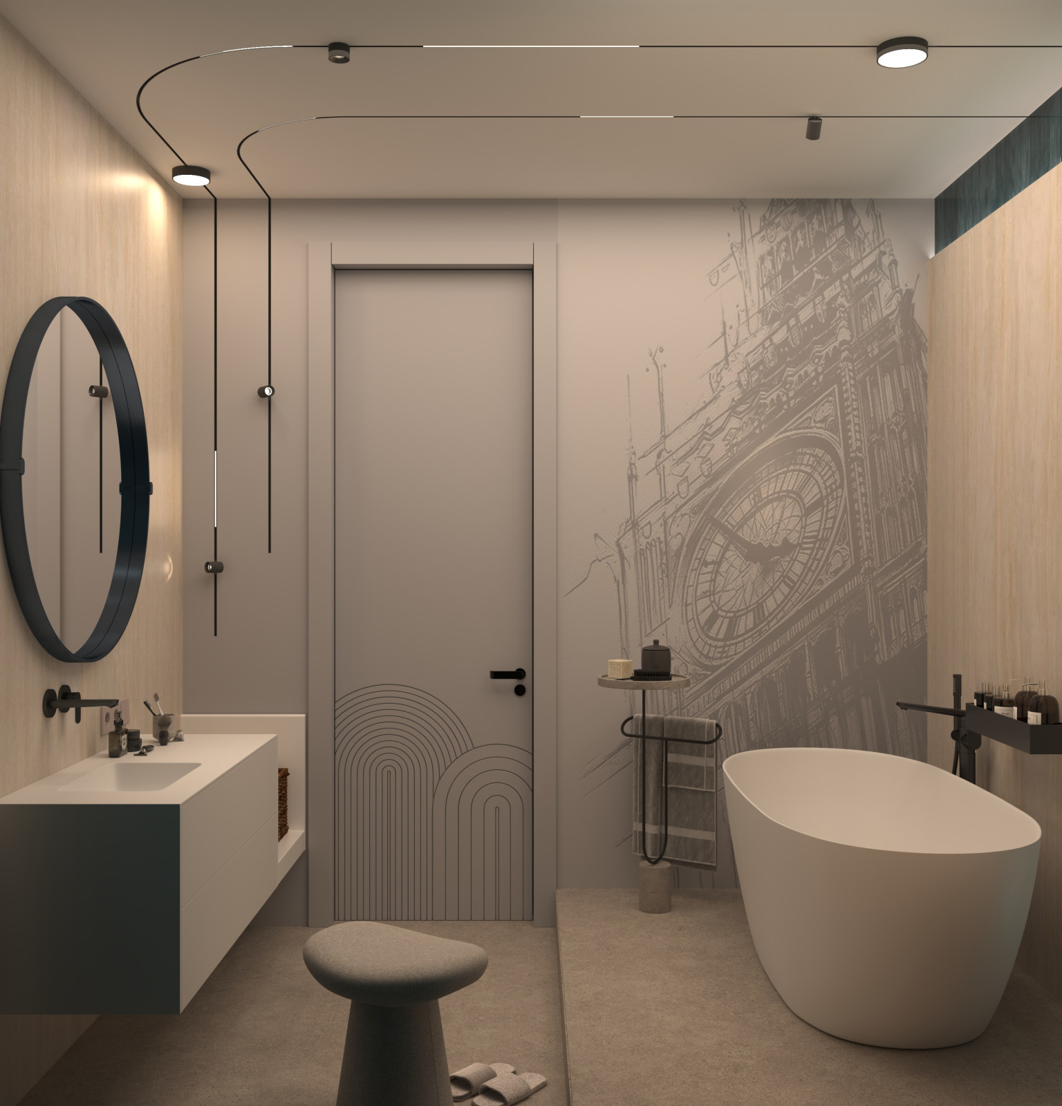 Обложка проекта: Ванная архитектора