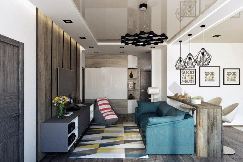 Дизайн-проект двухкомнатной квартиры 64 кв.м. в ЖК «Москва А101»