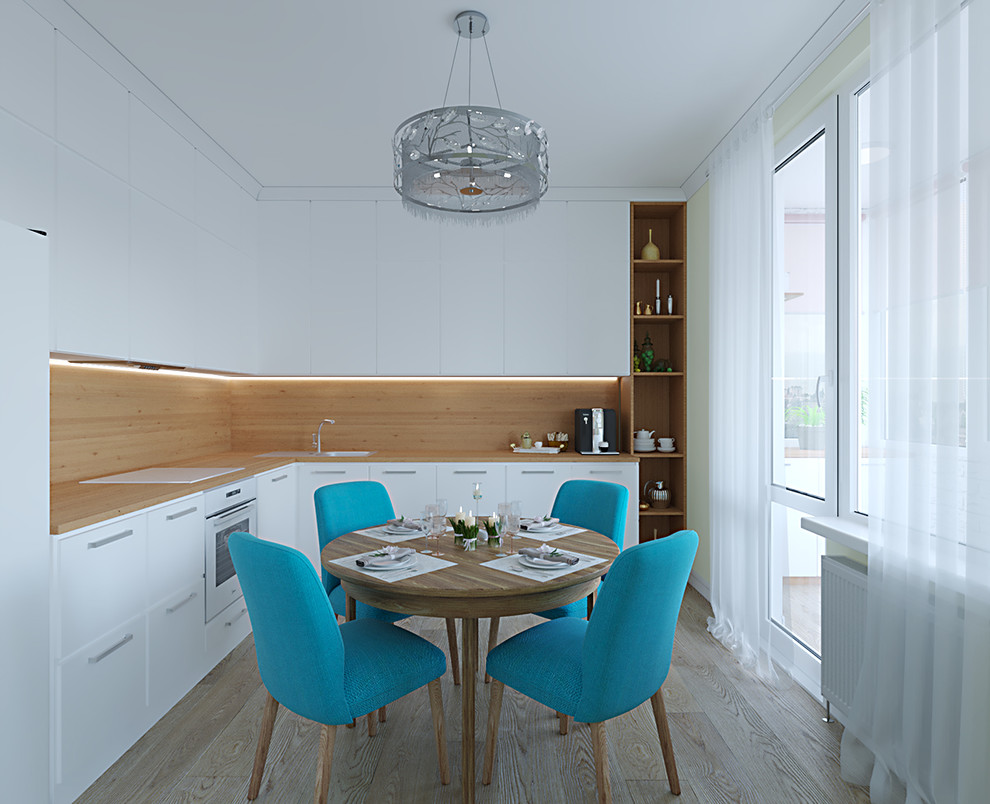 Скандинавский стиль в интерьере кухни