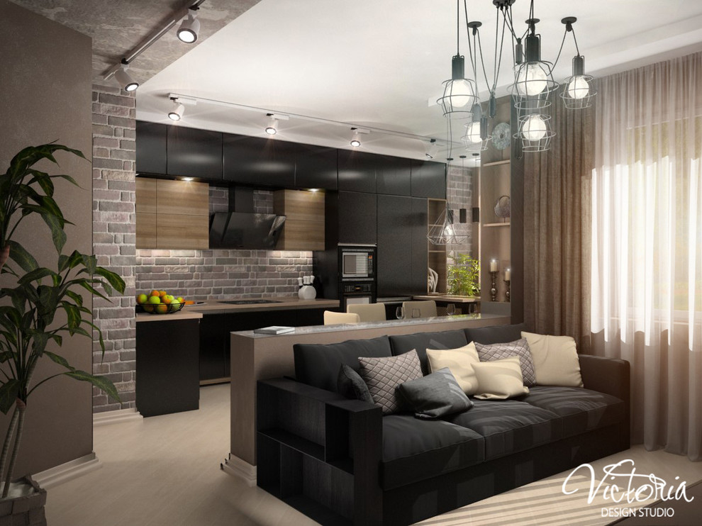 Обложка проекта: Мужской интерьер квартиры