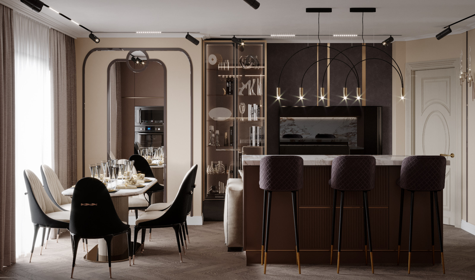 Трехкомнатная квартира Солнечный остров