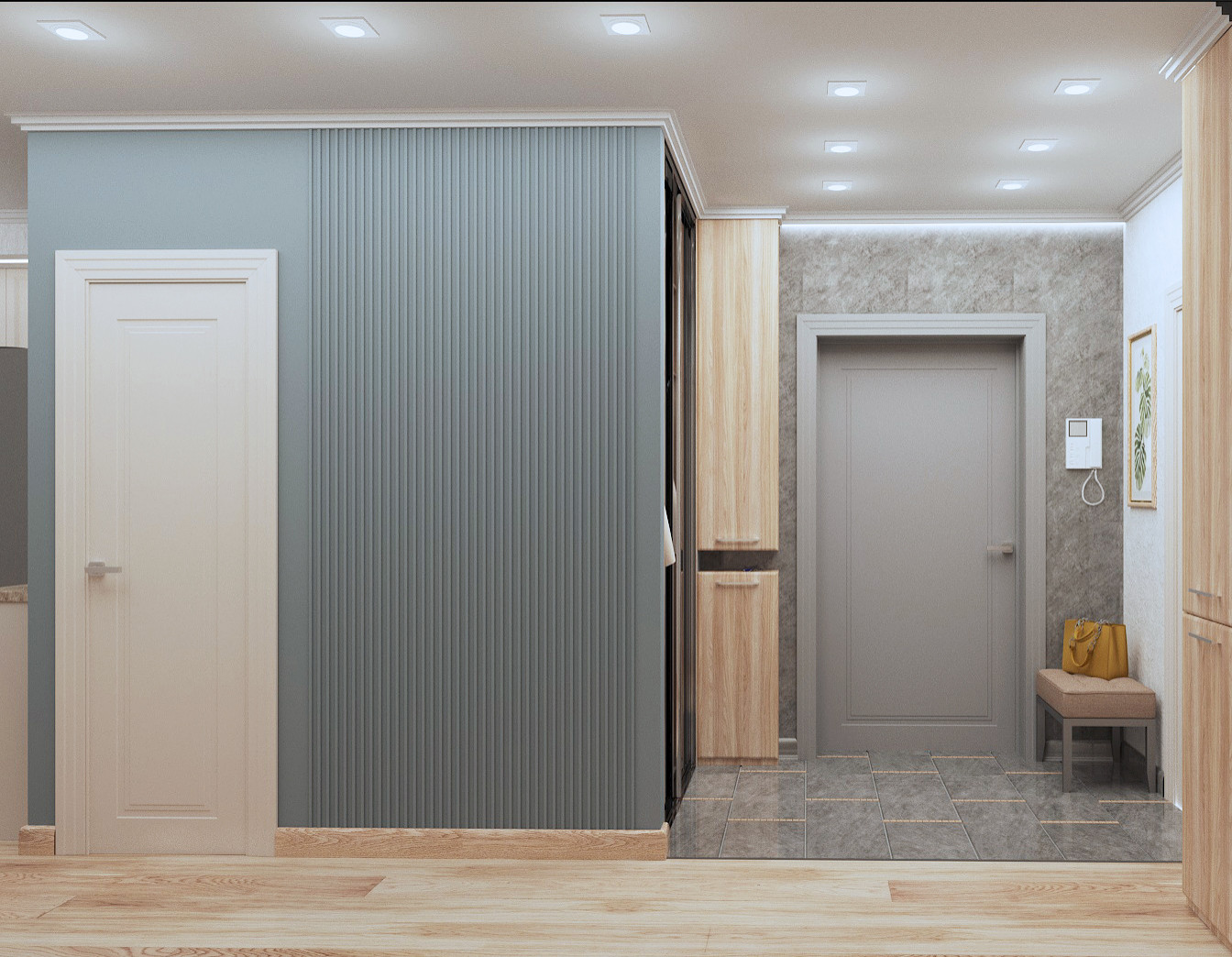 Трехкомнатная квартира