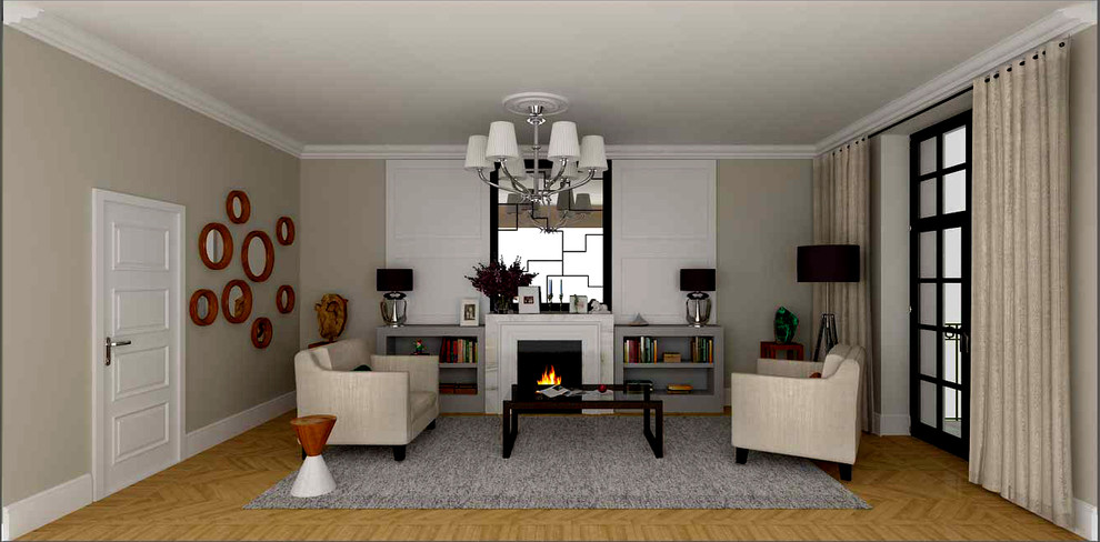 Обложка проекта: Французский шик 110 м2 для Ильи Мелия на Гиляровского