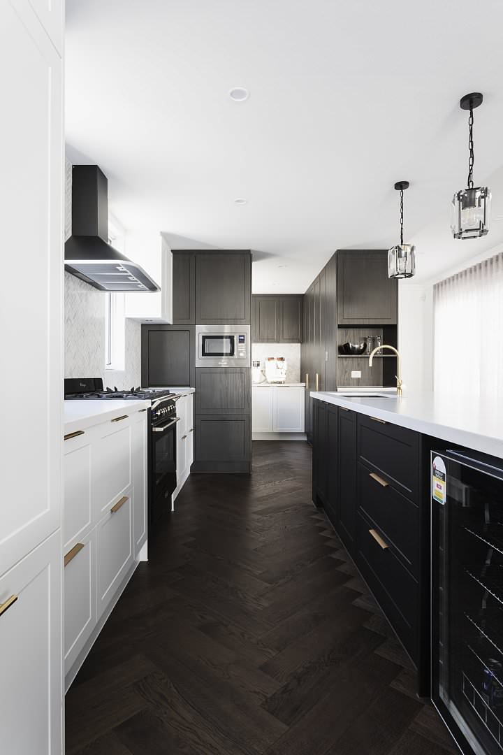 Черно-белый интерьер