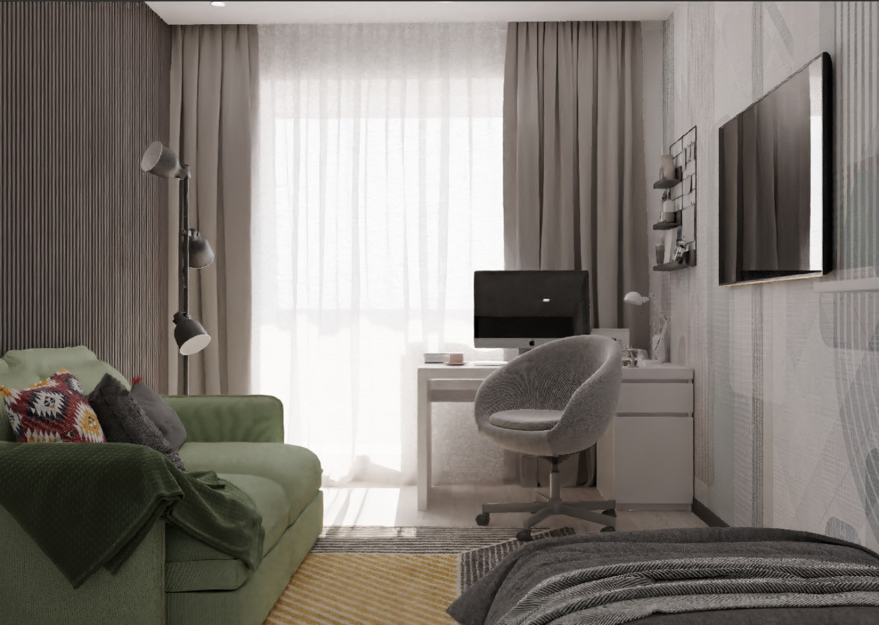 КВАРТИРА ЖК "ЗЕЛЕНЫЙ КВАРТАЛ" 105кв.м | 3DOM