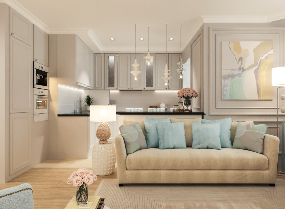 Обложка проекта: Нео классика в пастельных тонах