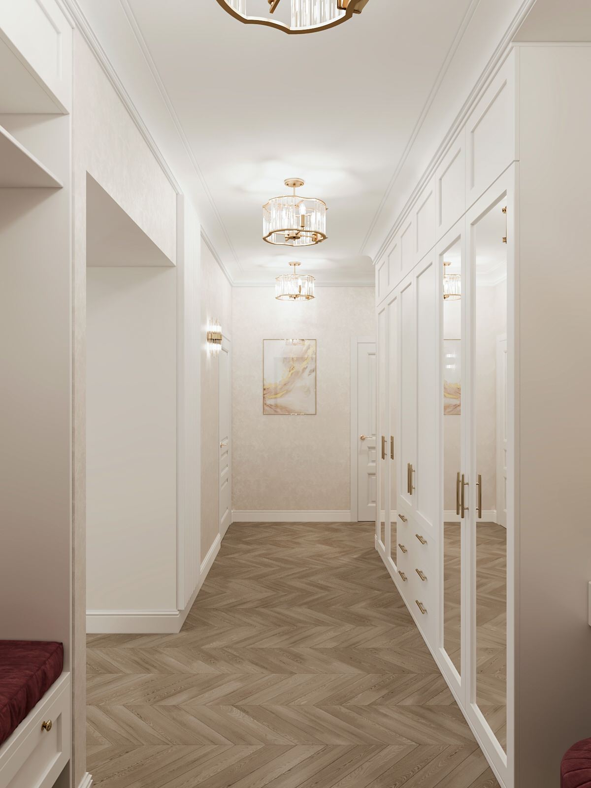 Столичный, 3х комнатный дом, классика с элементами Арт Деко