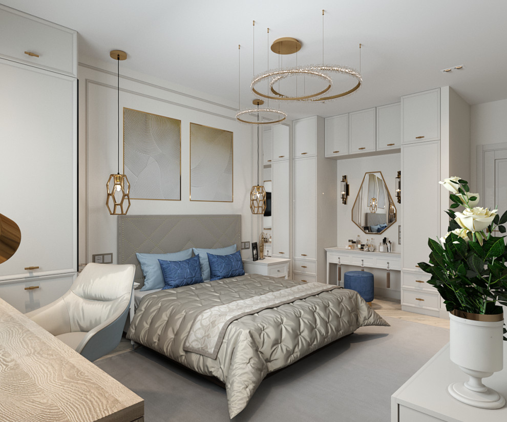 Трехкомнатная квартира в современном классическом стиле