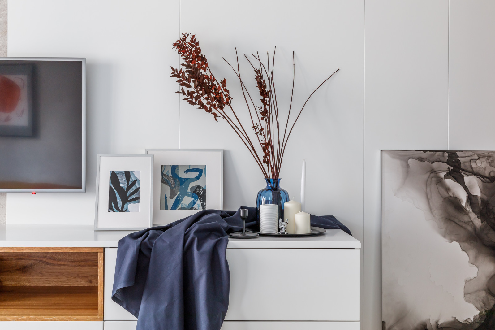 Квартира с фито-стеной и яркими акцентами в Москве