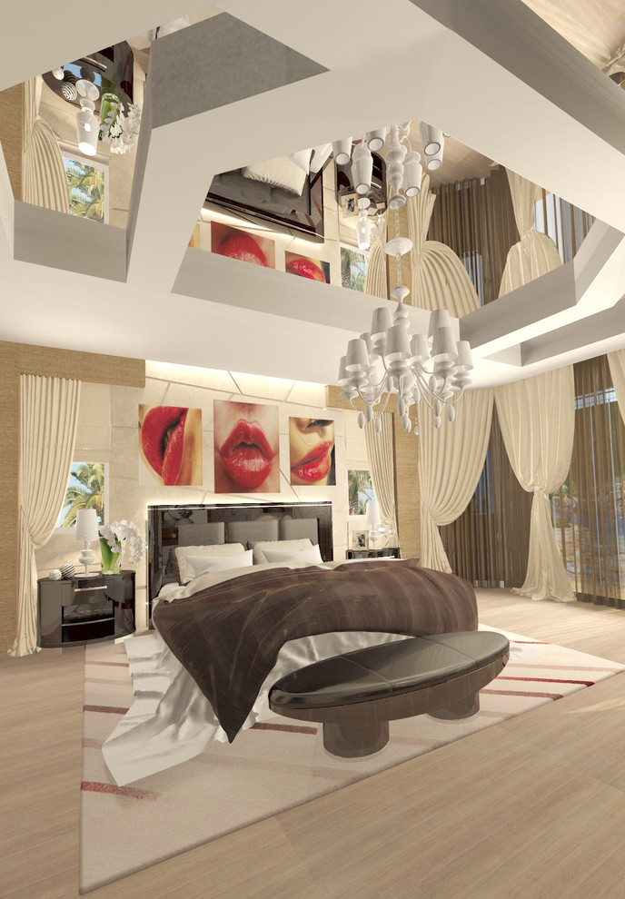 Беверли Хиллз - Лос Анджелес. Дизайн интерьера в современном стиле.