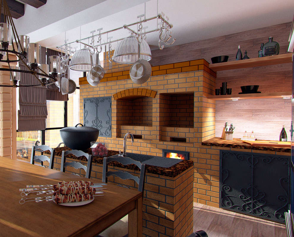 Необычное сочетание Хай-Тека и дерева в двухэтажном деревянном коттедже