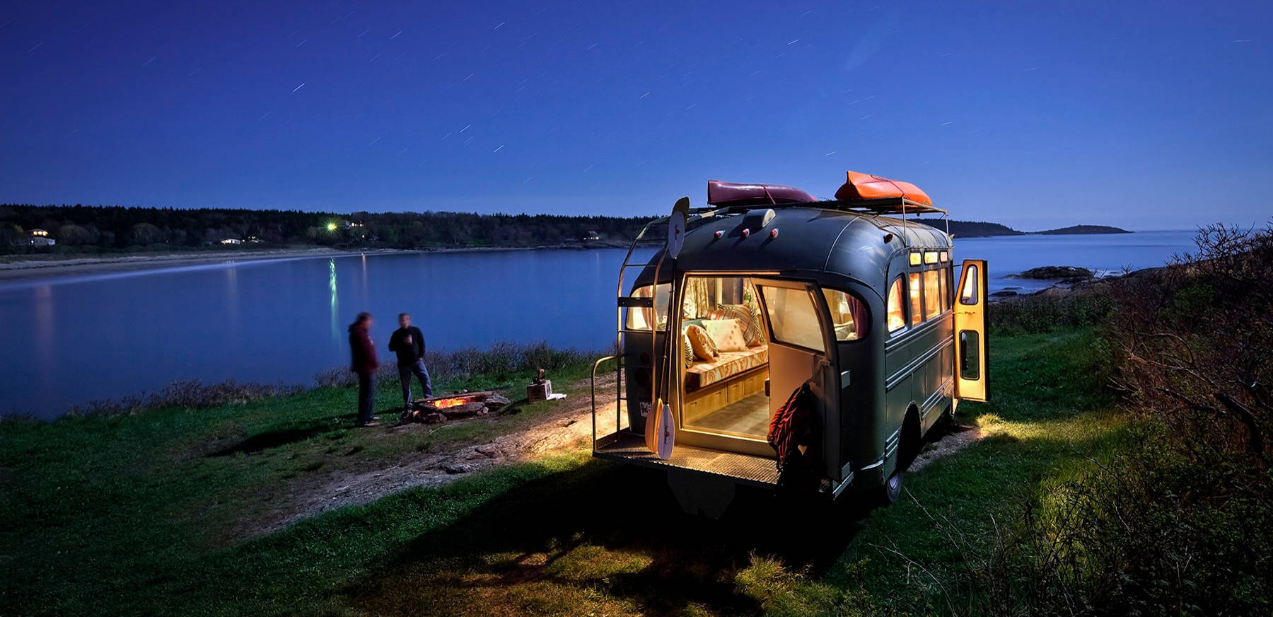 Houzz США: Хиппи-шик в автобусе «Шевроле» 1959 года