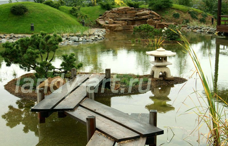 Японский сад для нашего заказчика.