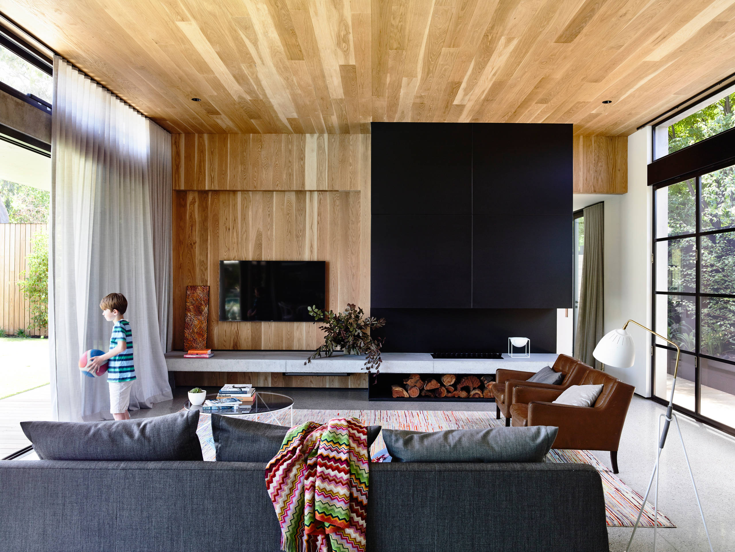 Houzz Австралия: Ультрасовременный дом из бетона для семьи архитекторов