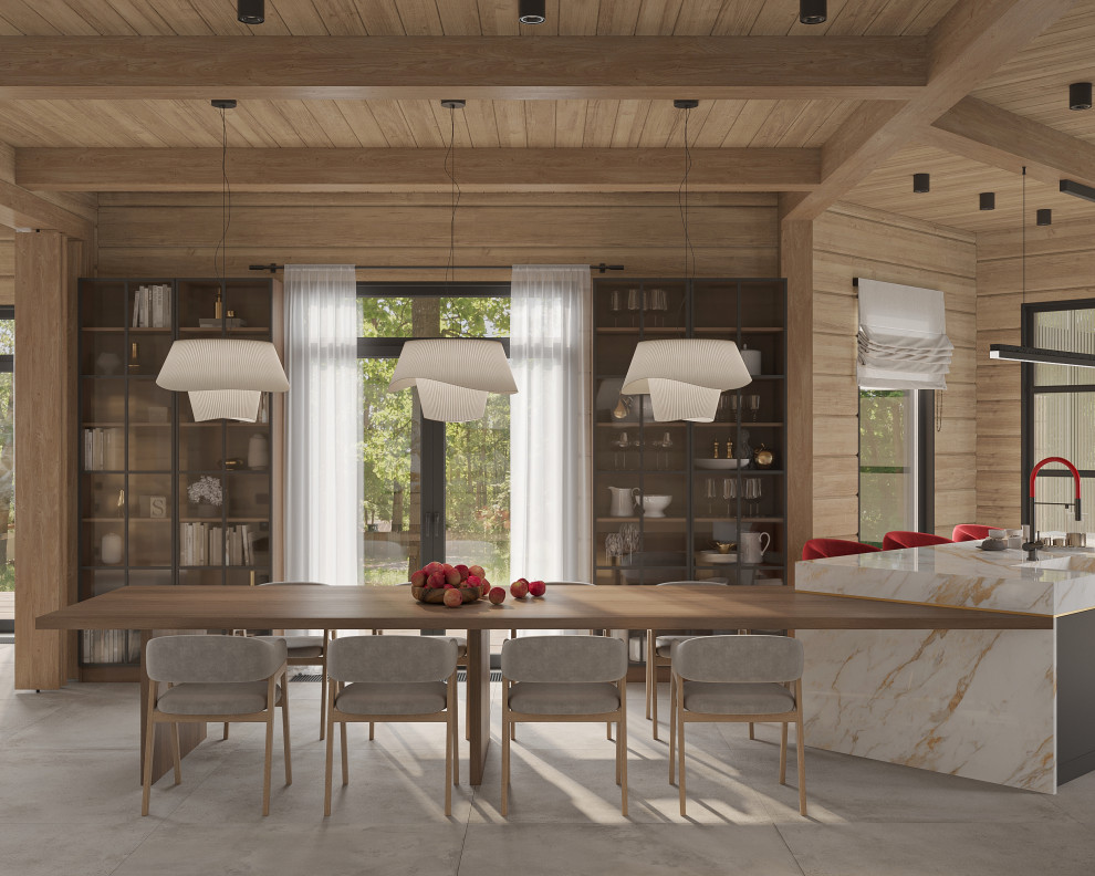 Загородный дом из клееного бруса