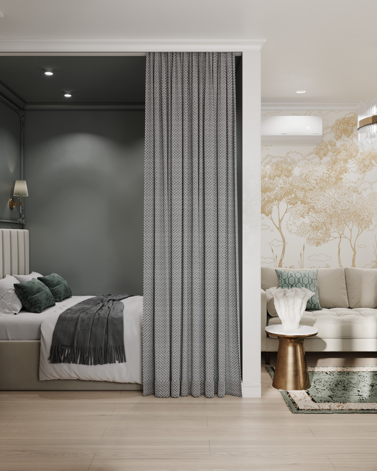 Интерьер квартиры 30 м2 в Хорошево-Мневниках (г. Москва)