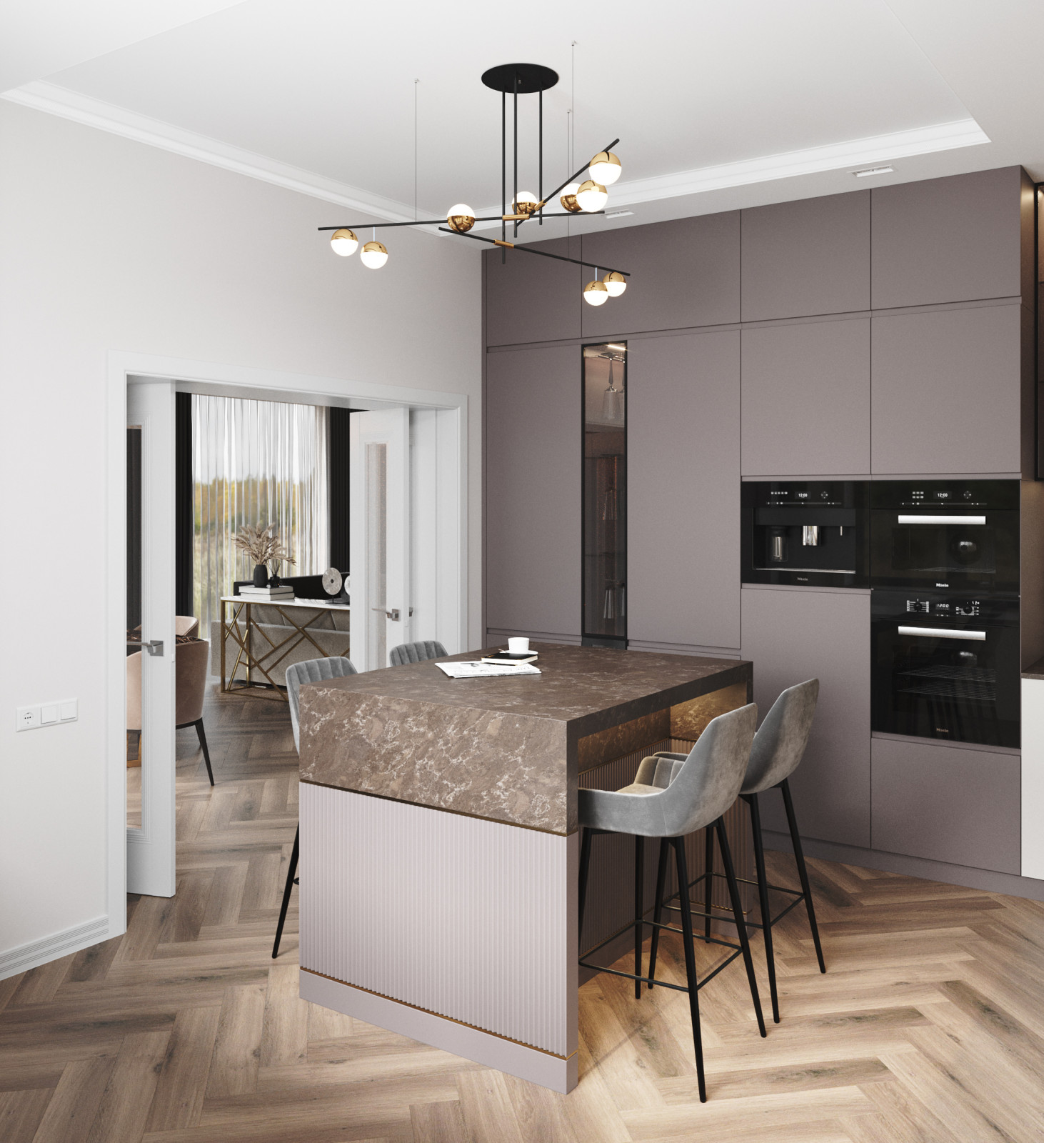 кухня в частном доме