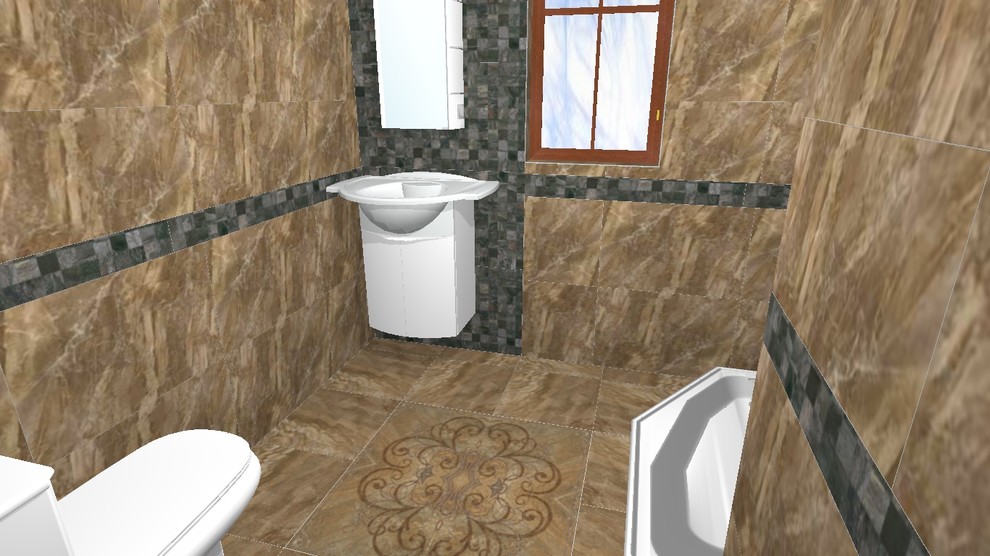 Дизайн классической ванной комнаты