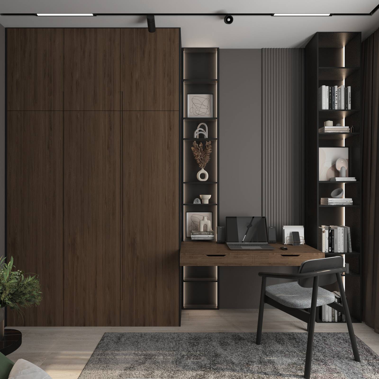 Пространство для семьи с двумя детьми. Москва, ЖК Западный порт