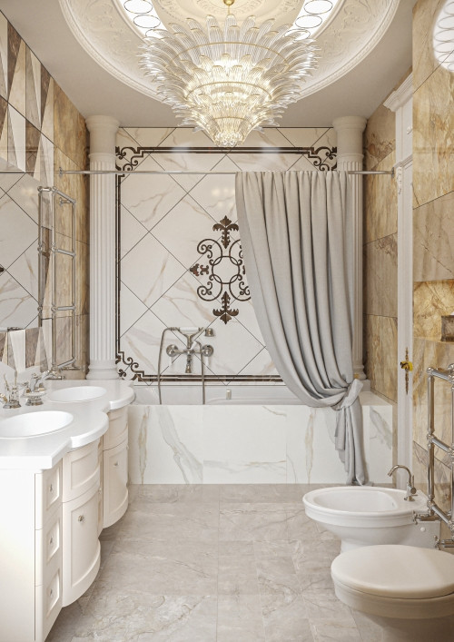 Ванная комната + джакузи вход с спальни 2-ой этаж