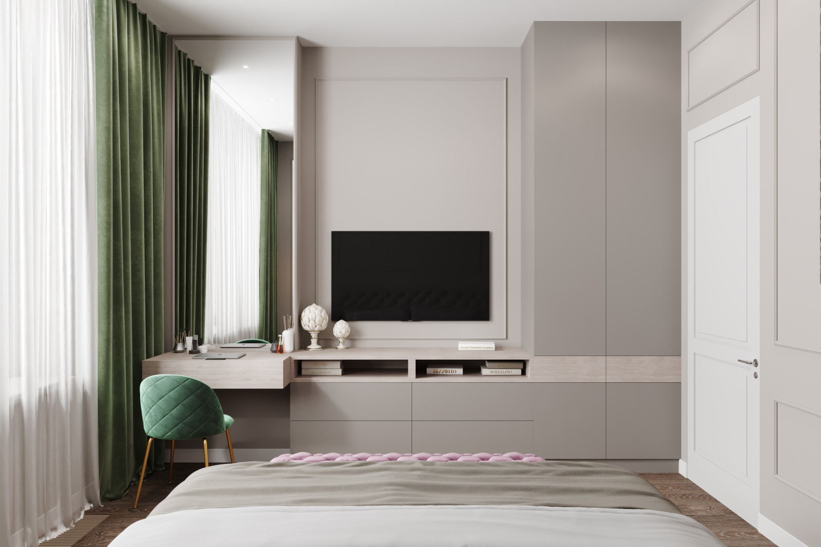 Квартира 73 кв. м. в современном стиле Новочерёмушкинская 17