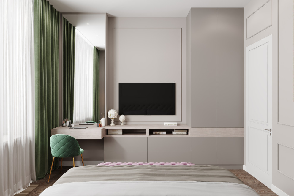 Квартира 73 кв. м. в современном стиле Новочерёмушкинская 17