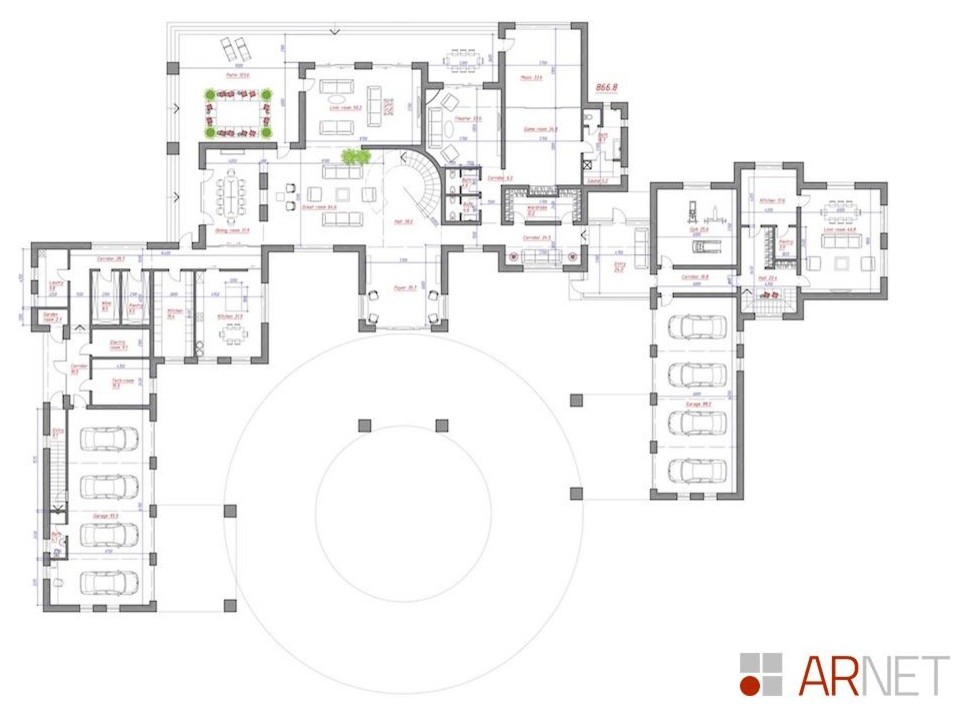 Обложка проекта: Французская классика дом 1700 кв.м.