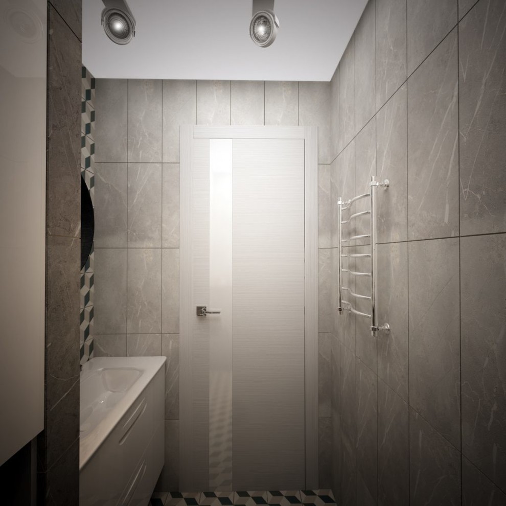 ЖК Акварели. Современный и светлый дизайн проект трехкомнатной квартиры.