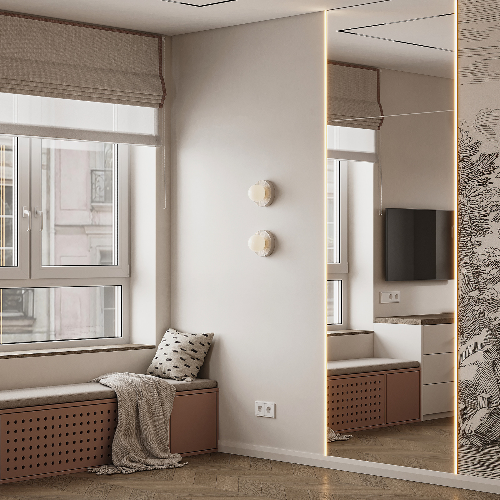 Дизайн-проект квартиры 108м2 г.Москва