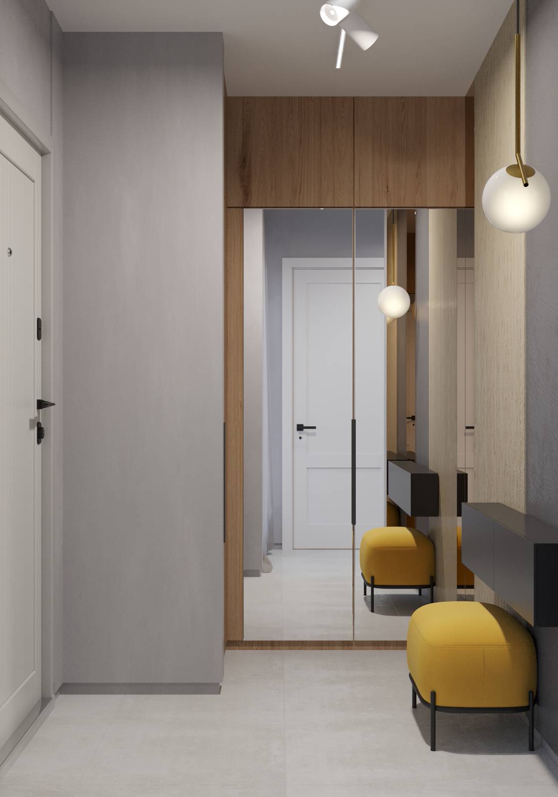 Дизайн проект для семьи из четырех человек