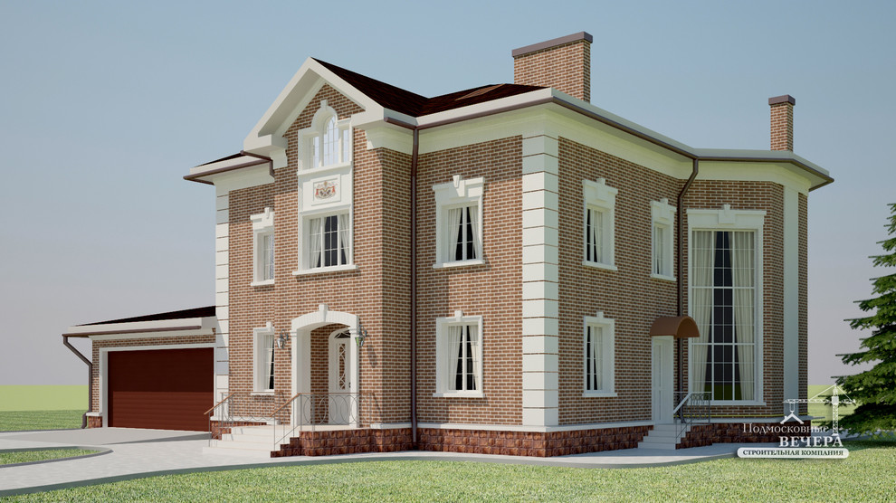 Коттедж в английском стиле 380 кв.м.