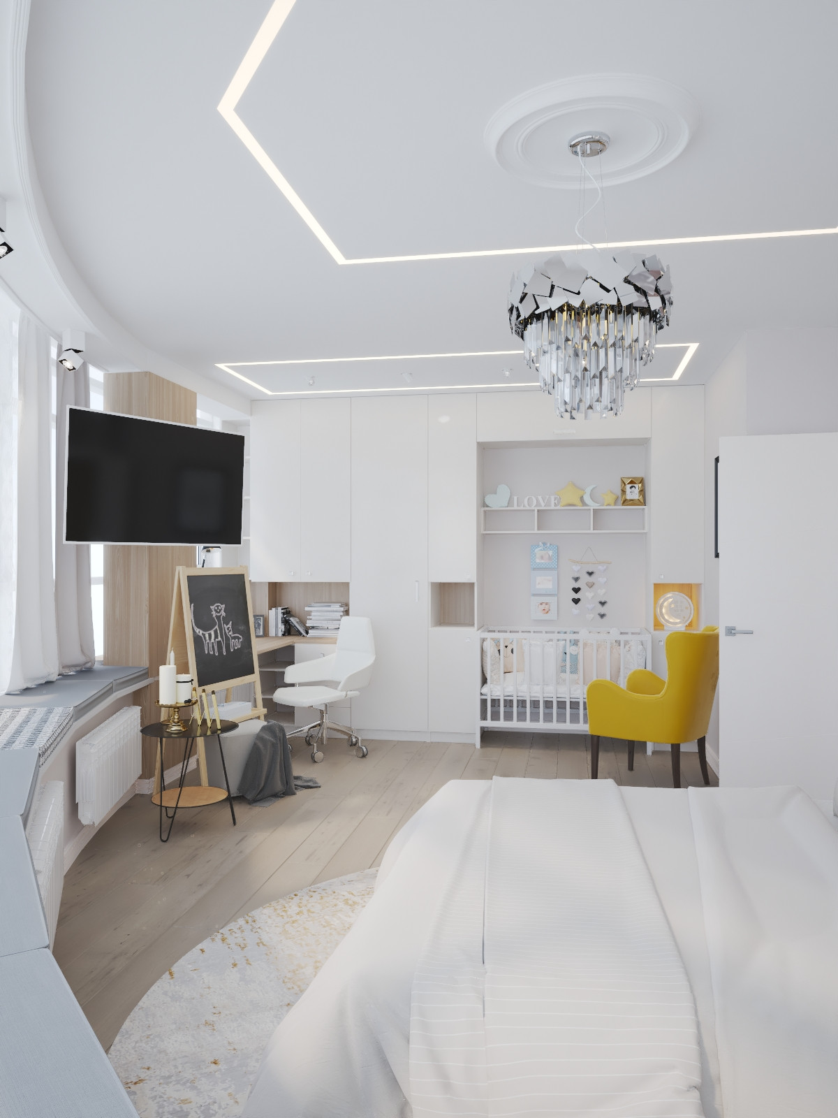 Трехкомнатная квартира №2 / Чебоксары / 2020 год