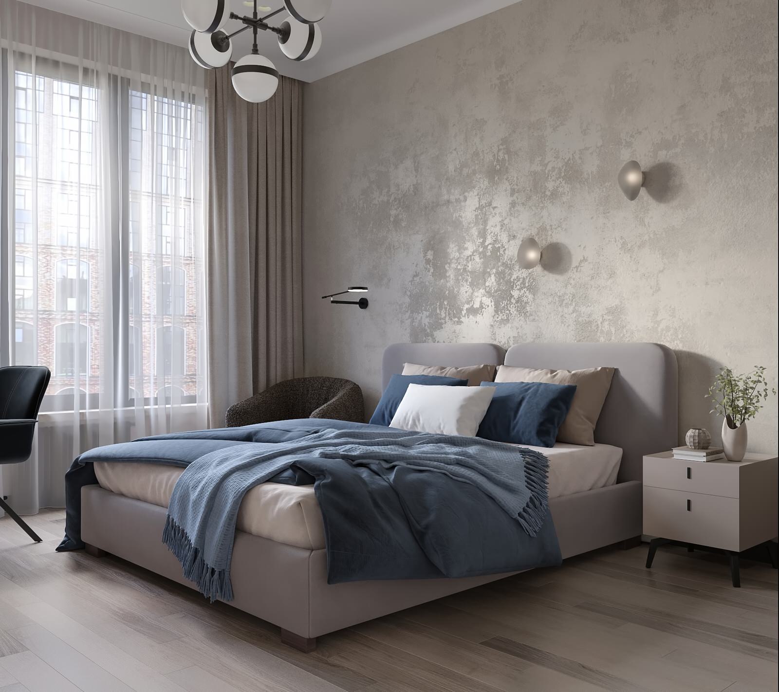 ЖК Серебряный Парк. Гостевая спальня