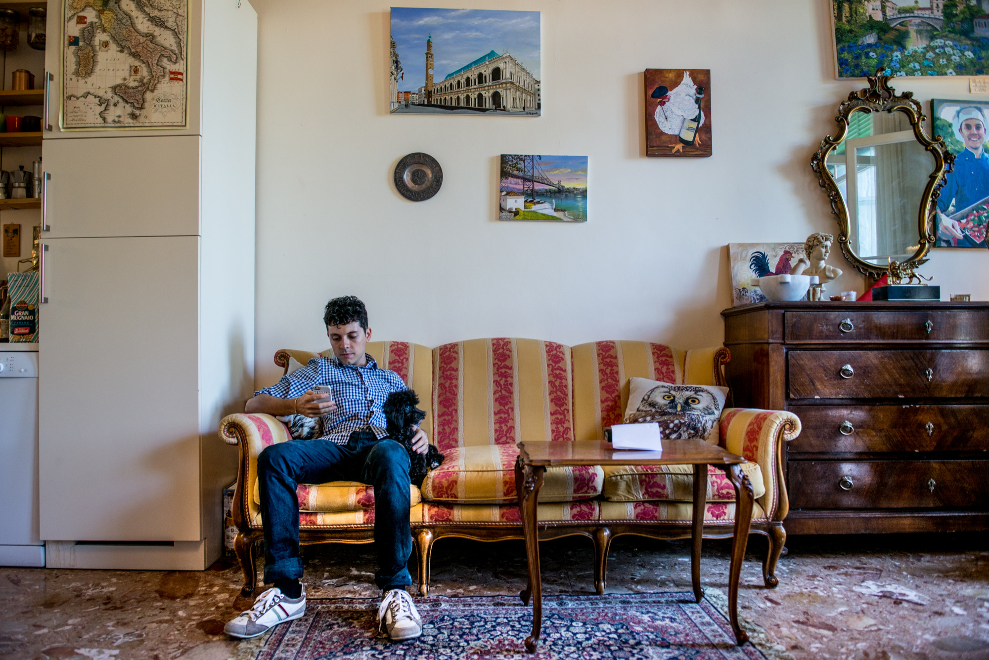 Houzz Италия: Шеф-повар готовит пасту в своем палаццо