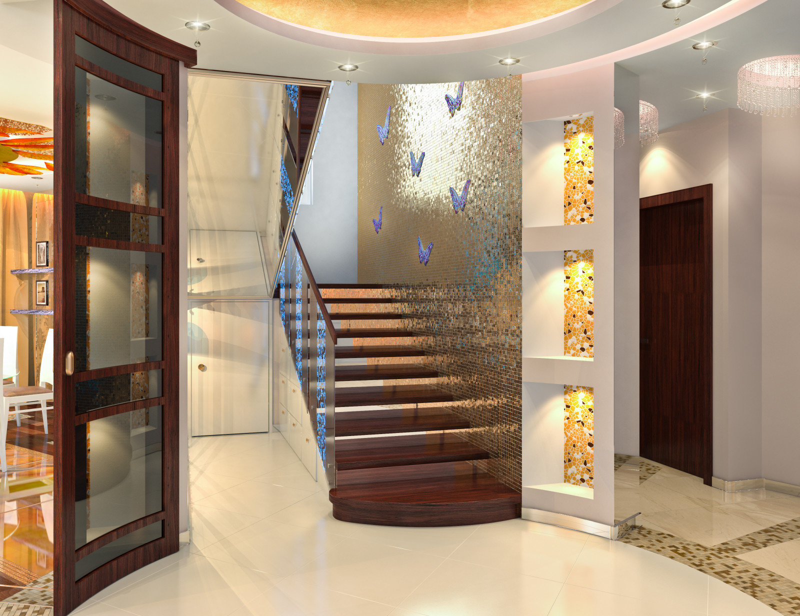 Проект перепланировки и интерьеров частного дома в к.п. "Белый берег"