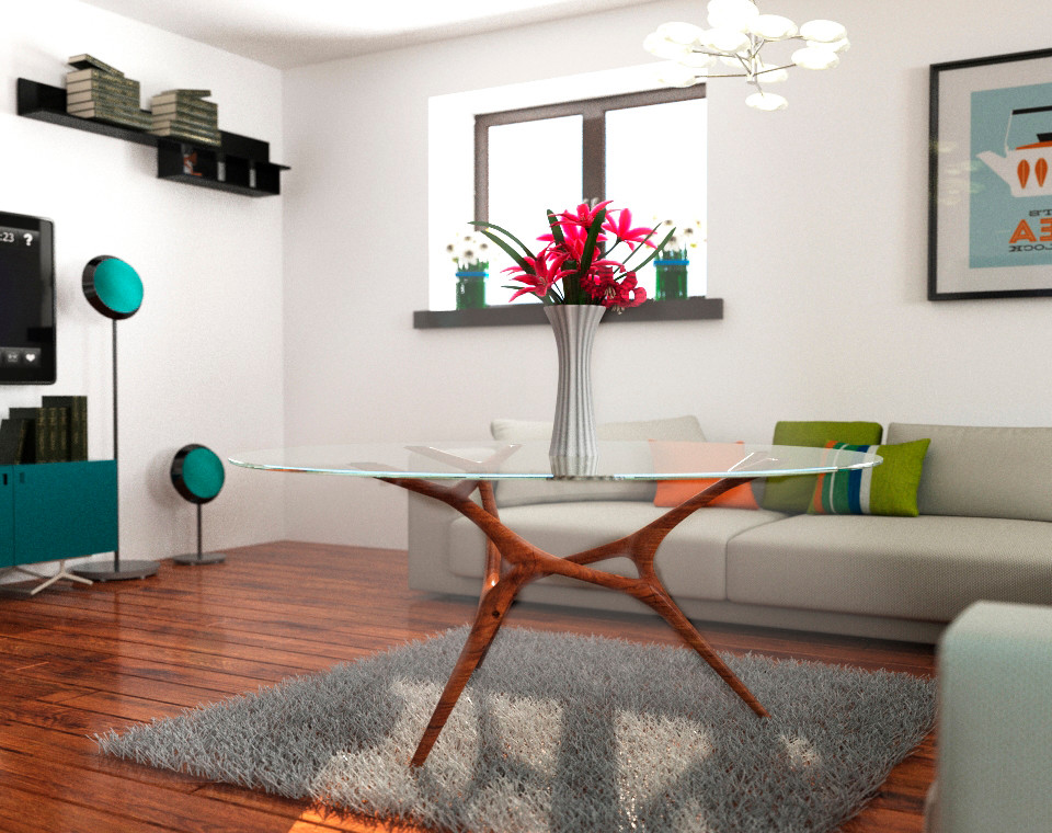 3d visuals living+kitchen/3д визуализация гостиной + кухни