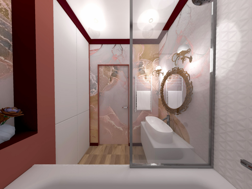 Пальмы в снегу ванна