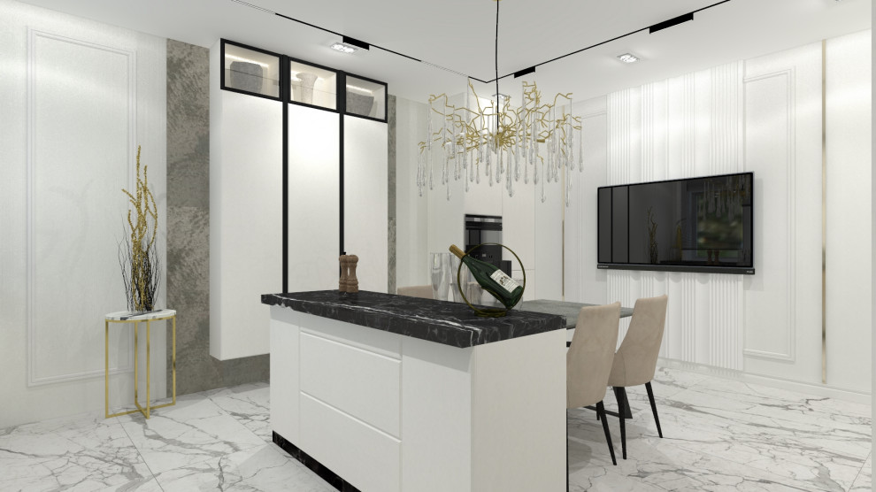 ДОМ В РОСЛАВЛЕ В СИНИХ ОТТЕНКАХ