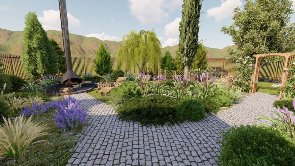 Каменистые устройства на участке 7 соток. "День/Ночь"