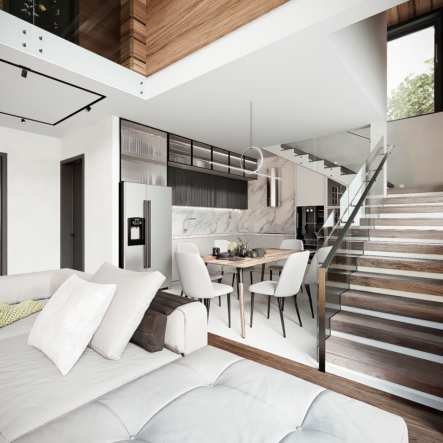 Современный дом в стиле минимализм