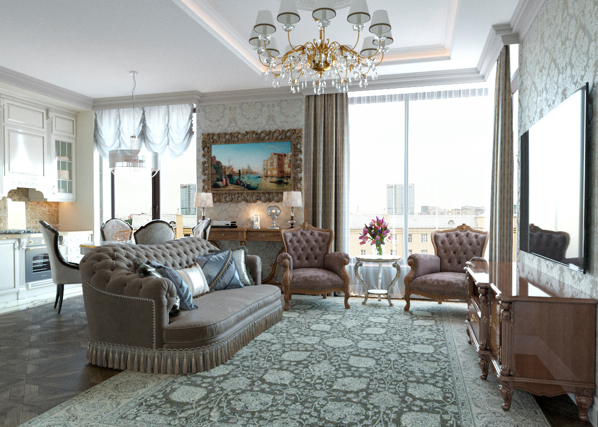 Квартира в классическом стиле