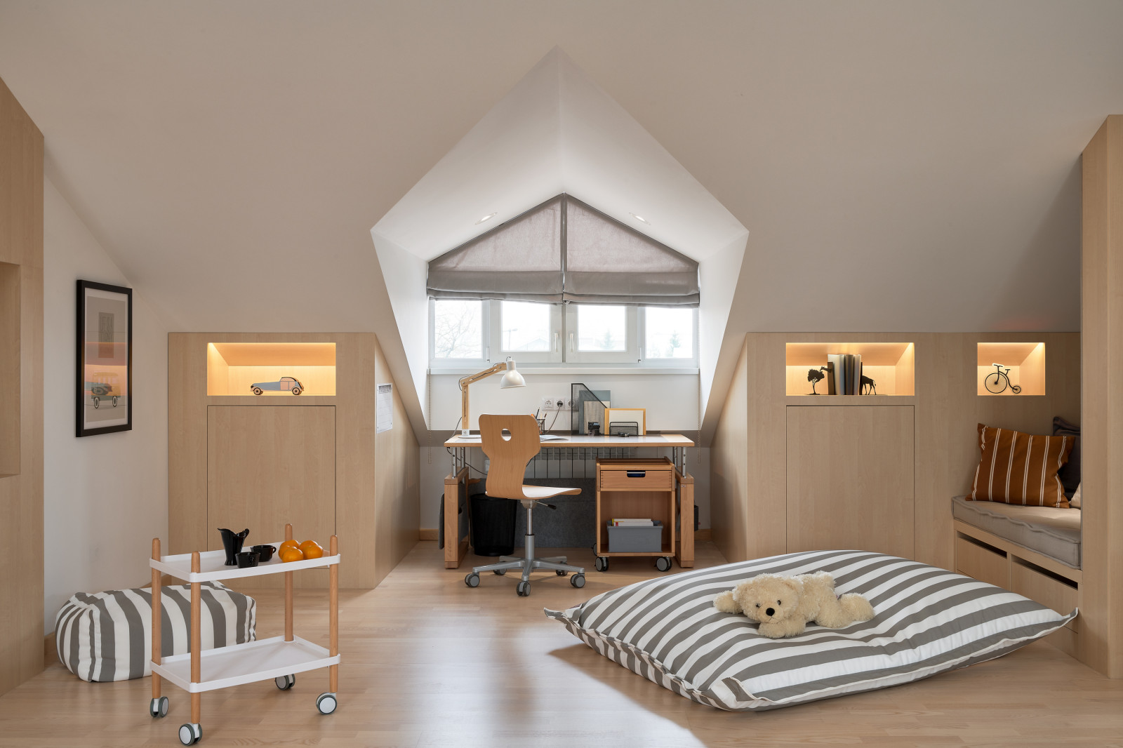 Мансарда для детей. Дизайнер Татьяна Виталина. Публикация AD