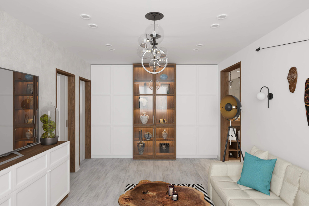 Трехкомнатная квартира 78 м2 в современном стиле, в доме серии П-44