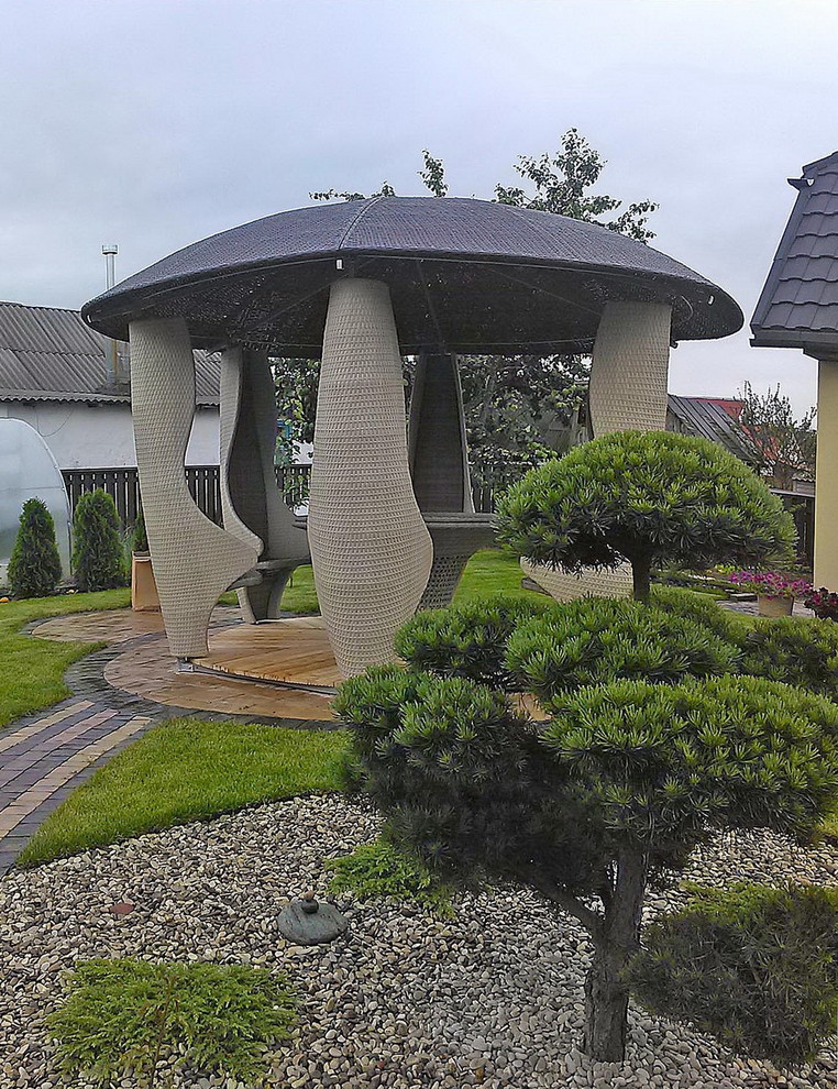 беседка Everest комбинированная с крышей венге