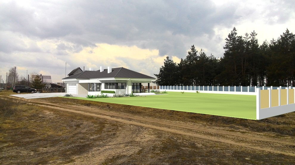 Обложка проекта: Жилой дом. Воронежская обл. Площадь 190м²