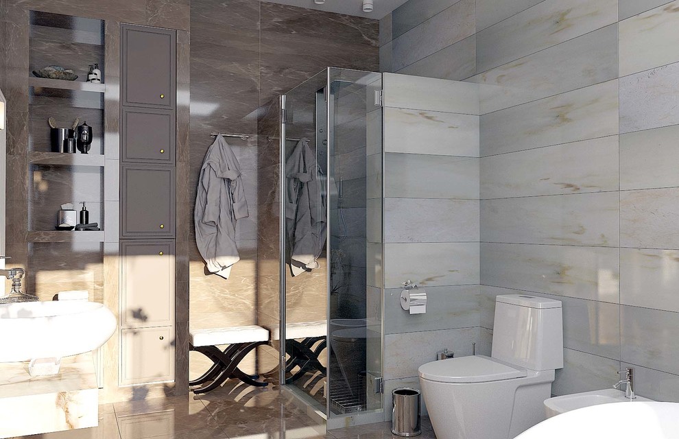 Дизайн проект дома с элементами классики