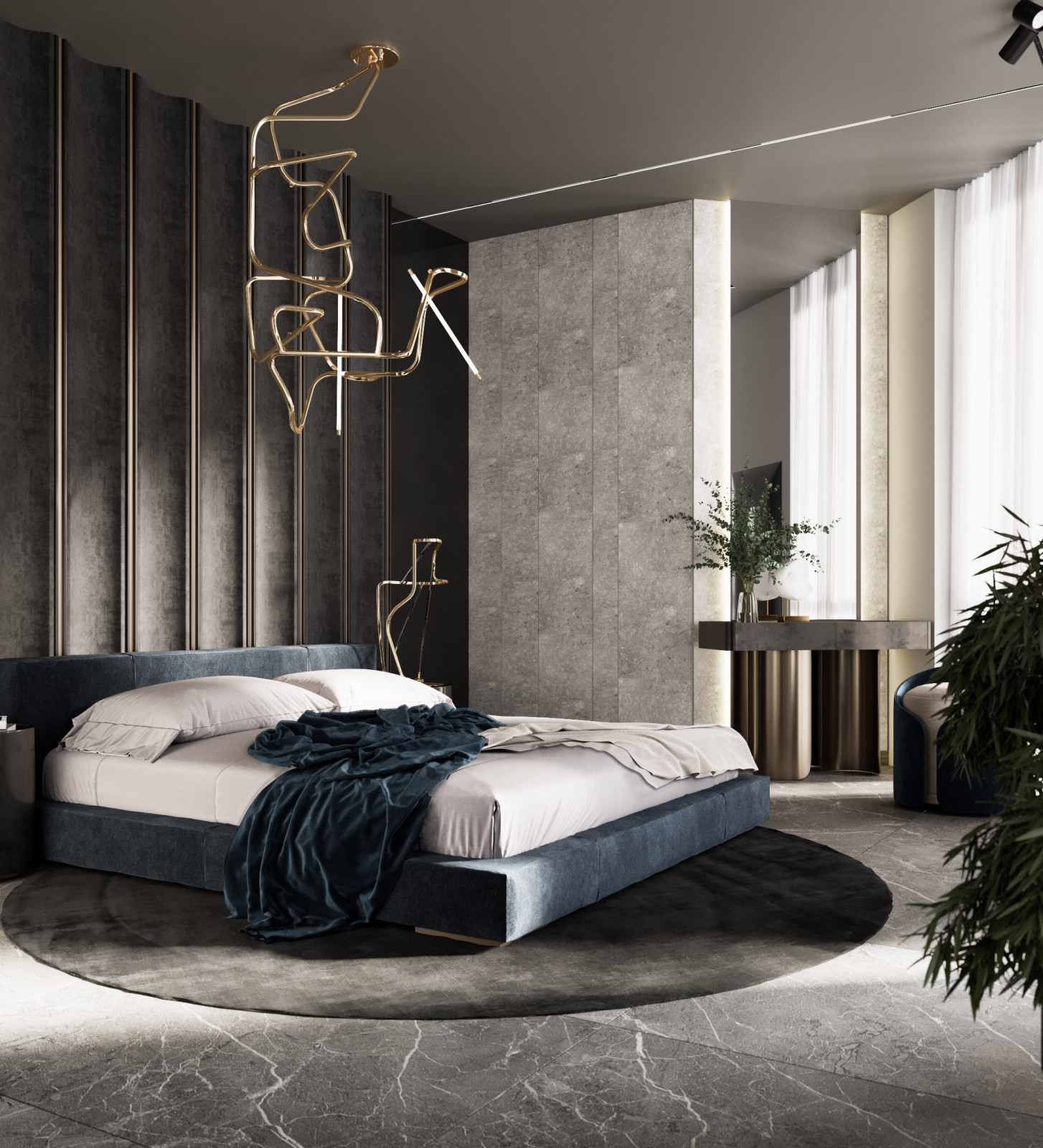 Интерьер квартиры 150 кв. м в ЖК «Плотничный» в Нижнем Новгороде