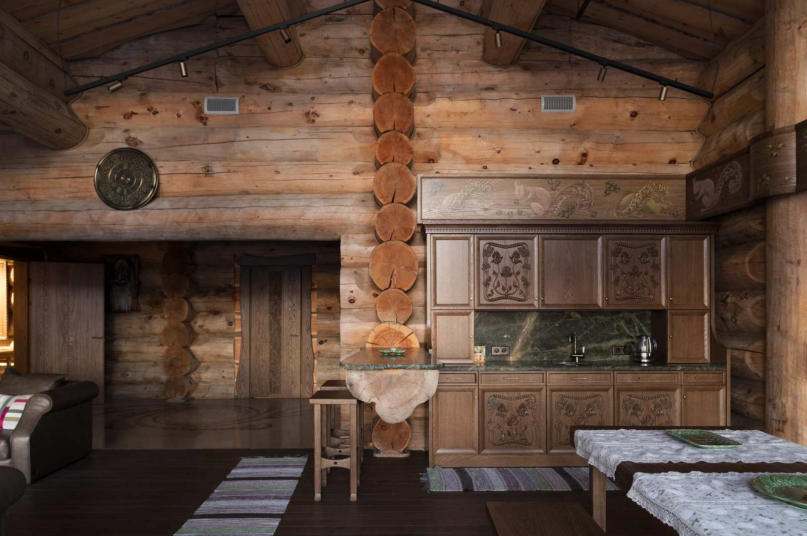 Камин "Лесная сказка"